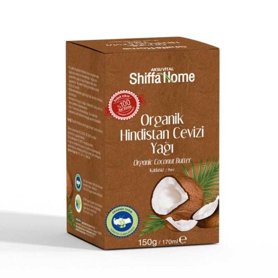 Organik Katı Hindistan Cevizi Yağı 150 gr.