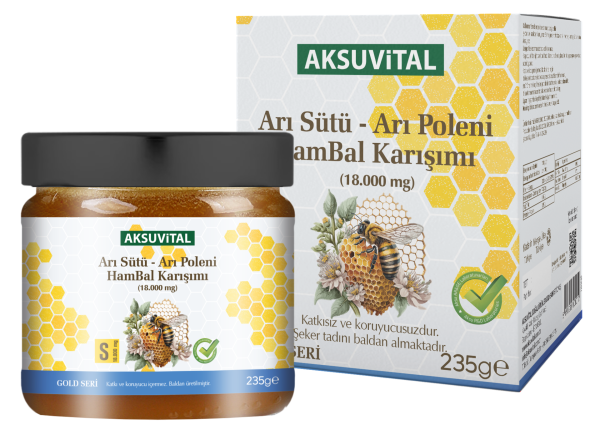 Arı Sütü Bal Polen (S) 18.000 Mg - Yetişkin